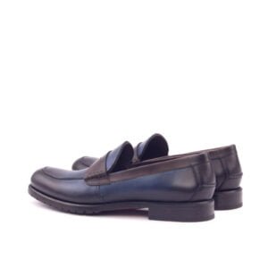 Versatile Goodyear Brown and Navy Loafers - Image 3