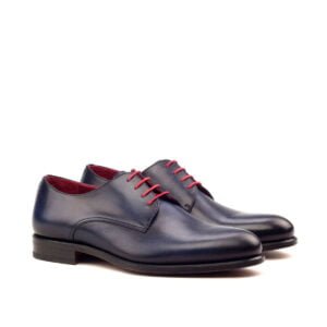 Classic Navy Derby Shoes for Versatility - Image 2