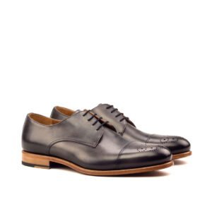 Classic Grey Calf Leather Derby - Image 2