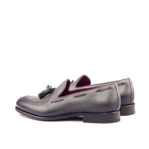 Elegant Grey and Black Loafers - Image 3