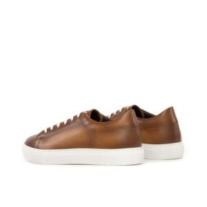 Classic Burnished Men's Cupsole Trainers - Image 3