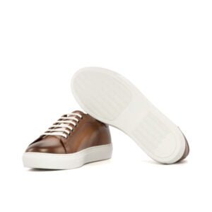 Classic Burnished Men's Cupsole Trainers - Image 4