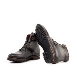 Robust Grey and Brown Hiking Boots - Image 4