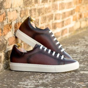 Classic White Cupsole Rubber Sole Trainer