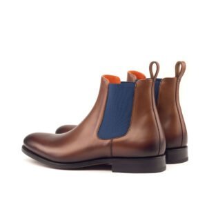 Med Brown Painted Calf Chelsea Boots - Image 3