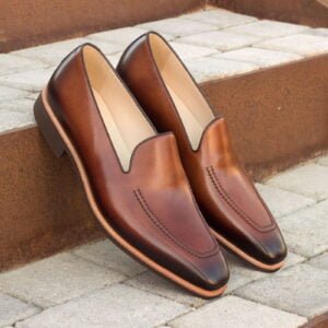 Classic Dark Brown Med Brown Loafers