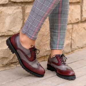 Women's Classic Full Brogue Dress Shoes