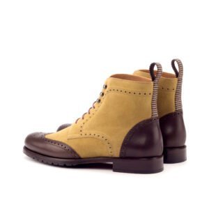 Women's Rugged Military Brogue Dress Boot - Image 3