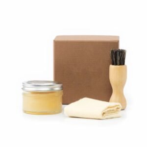 Waxed Leather Shoe Care Kit - Image 2
