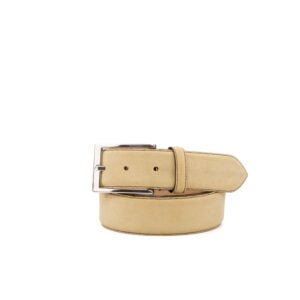 Classic Sand Lux Suede Hamptons Belt - Image 2