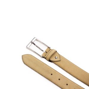 Classic Sand Lux Suede Hamptons Belt - Image 4