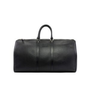 Durable Leather Strap Travel Duffle Bag - Image 2