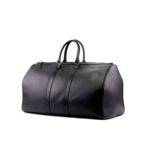 Durable Leather Strap Travel Duffle Bag - Image 3
