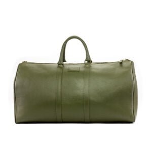 Durable Leather Strap Travel Duffle Bag - Image 2