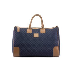 Elegant Durable Leather Weekender Travel Bag - Image 3