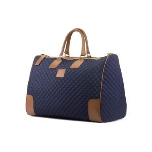 Elegant Durable Leather Weekender Travel Bag - Image 2