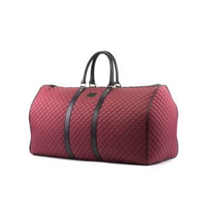 Spacious Durable Leather Travel Duffle Bag - Image 3