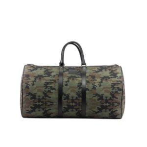 Spacious Durable Leather Vacation Duffle Bag - Image 2