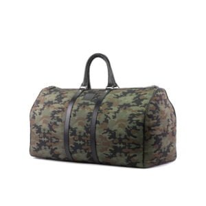 Spacious Durable Leather Vacation Duffle Bag - Image 3