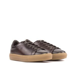 Classic Caramel Cupsole Trainer Shoe - Image 2
