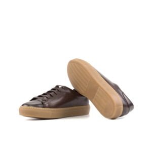 Classic Caramel Cupsole Trainer Shoe - Image 4