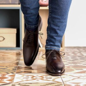 Elegant Ultramar Whole Cut Dress Shoe - Image 6