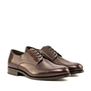Classic Dark Brown Derby Dress Shoe - Image 2