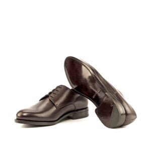 Classic Dark Brown Derby Dress Shoe - Image 4