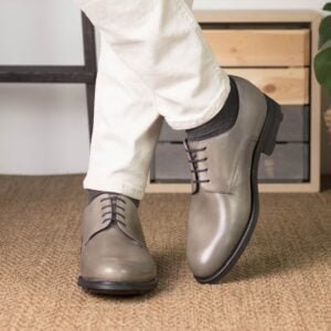 Classic Grey Shade Derby Dress Shoe