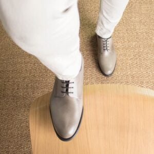 Classic Grey Shade Derby Dress Shoe - Image 3