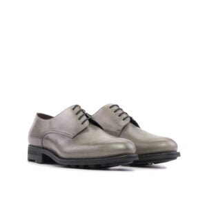 Classic Grey Shade Derby Dress Shoe - Image 4