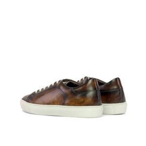 Stylish Tobacco Patina Trainer Sneakers - Image 3