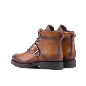 Robust Cognac Box Calf Hiking Boots - Image 6