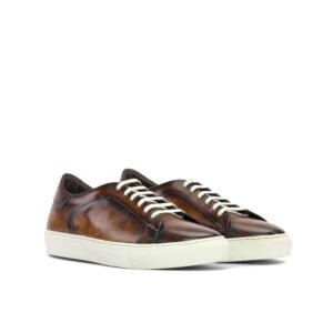 Fire Patina Trainers with White Cupsole - Image 2