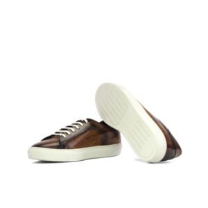 Fire Patina Trainers with White Cupsole - Image 4