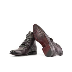 Aubergine Patina Hiking Boot Classic Elegance - Image 4