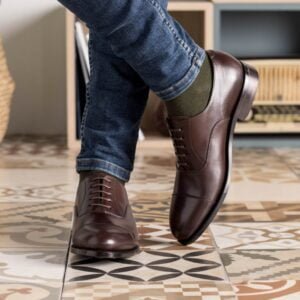 Classic Dark Brown Box Calf Oxford