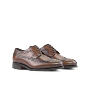 Classic Medium Brown Longwing Blucher Shoes - Image 2