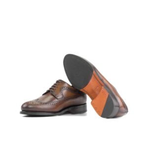 Classic Medium Brown Longwing Blucher Shoes - Image 4