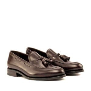 Classic Dark Brown Leather Loafers - Image 2