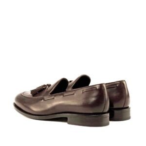 Classic Dark Brown Leather Loafers - Image 3