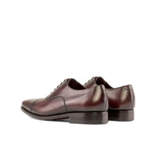 Elegant Burgundy Oxford Shoes Classic Style - Image 3