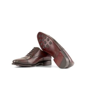 Elegant Burgundy Oxford Shoes Classic Style - Image 4