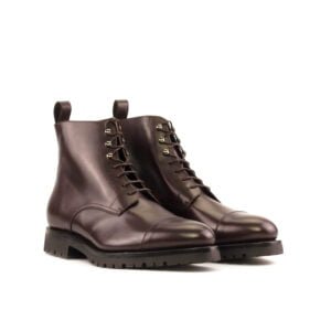 Versatile Dark Brown Jumper Boots - Image 2