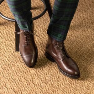 Versatile Dark Brown Jumper Boots - Image 6