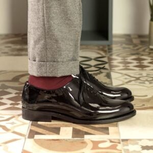 Classic Red Sole Wholecut Leather Shoes - Image 5