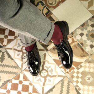 Classic Red Sole Wholecut Leather Shoes - Image 6