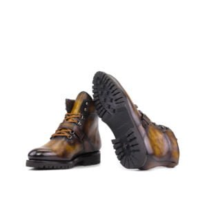 Tobacco Patina Commando Sole Hiking Boot - Image 4