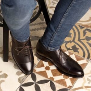 Unique Denim Patina Jodhpur Ankle Boot - Image 5