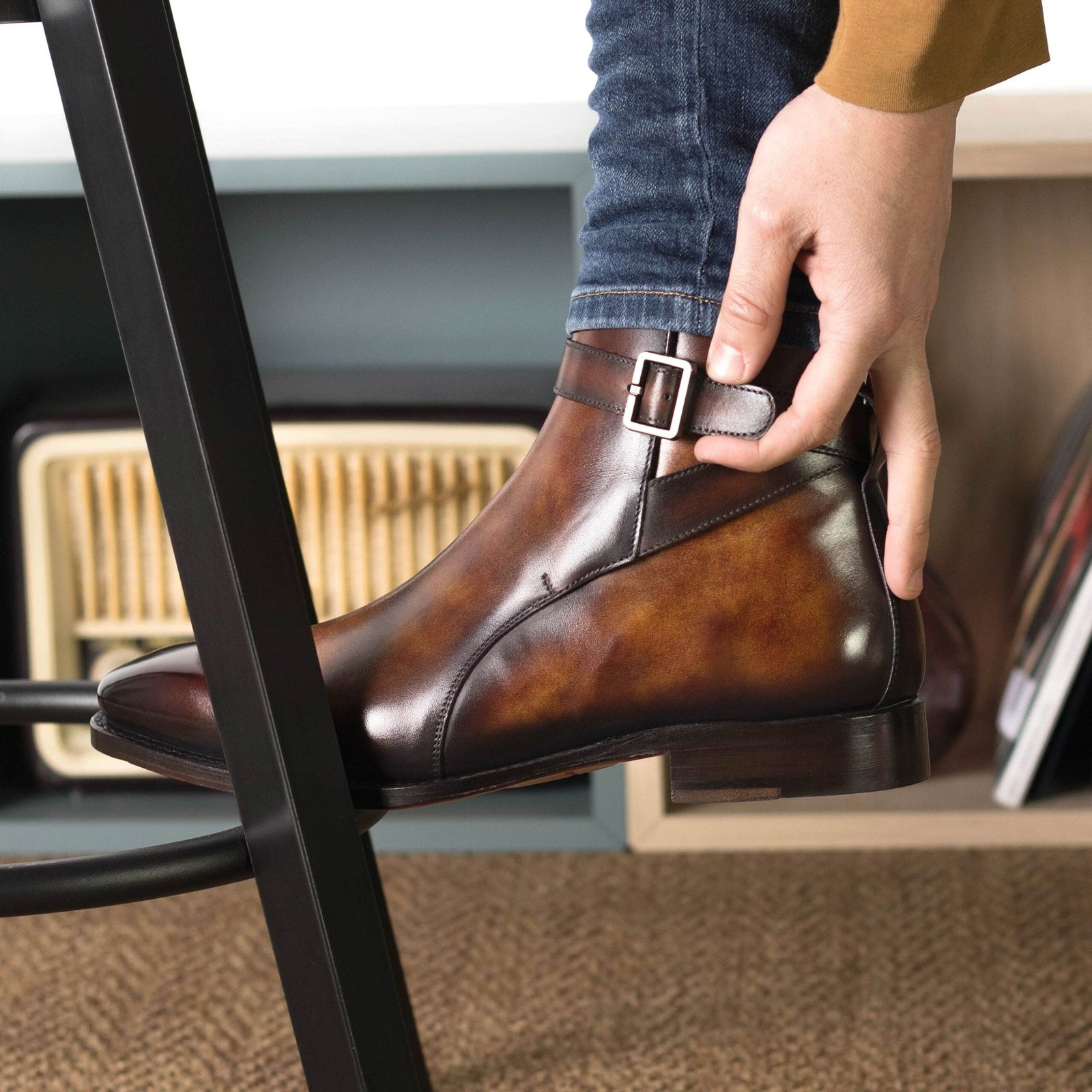 Jodhpur Fast Lane Fire Patina Boot